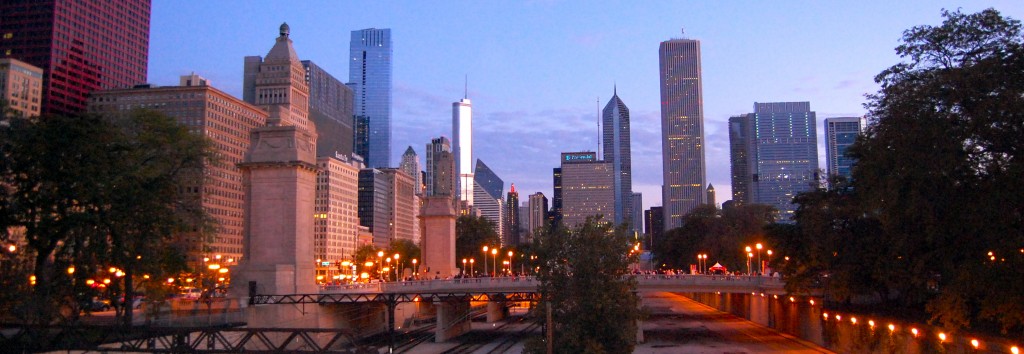 Chicago marathon, architecture