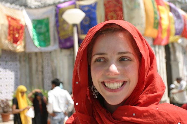 In India in 2007 on a reporting trip.