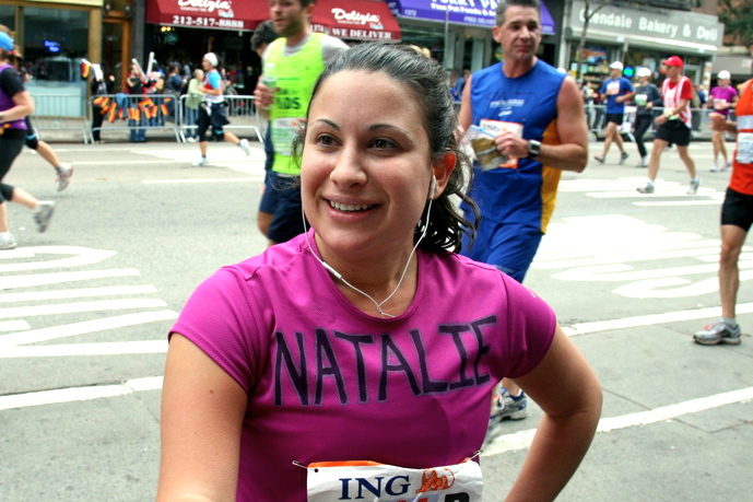 Natalie marathon guide, marathon spectators