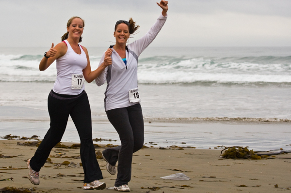 Happy runners fun run