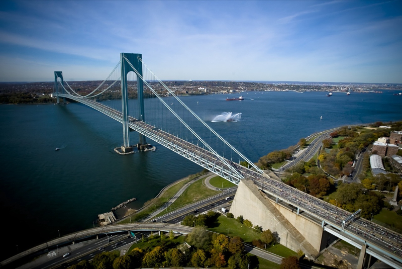 Verrazano Bridge The Verrazano-Narrows Bridge. Photo by Fergal Carr.