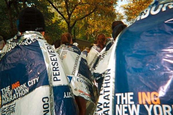 marathonblanket The ING New York City Marathon better watch its back. I'm training with renewed vim and vigor. Photo by Christy Hourihan.