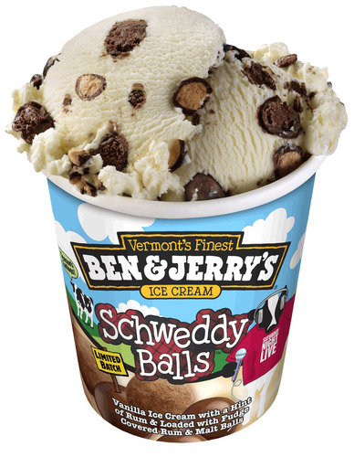 Schweddy Balls, Ben & Jerry's ice cream, NPR