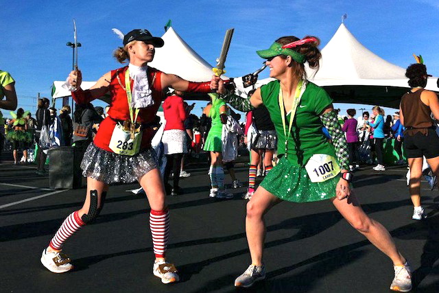 Captain Hook-Peter Pan running costume, running costumes, Team Sparkle