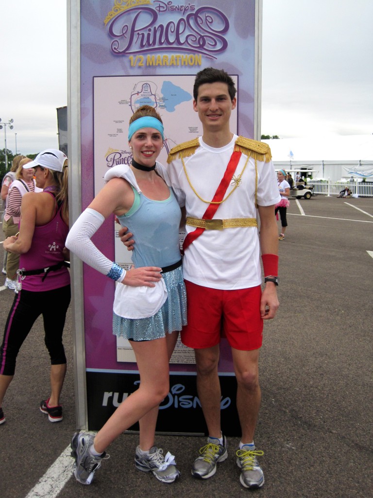 Easy Cinderella and Prince Charming Running Costumes How To Make Cinderella and Prince Charming Disney running costumes