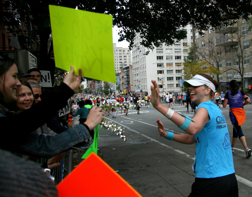 NYC Marathon, first marathon, marathon spectators