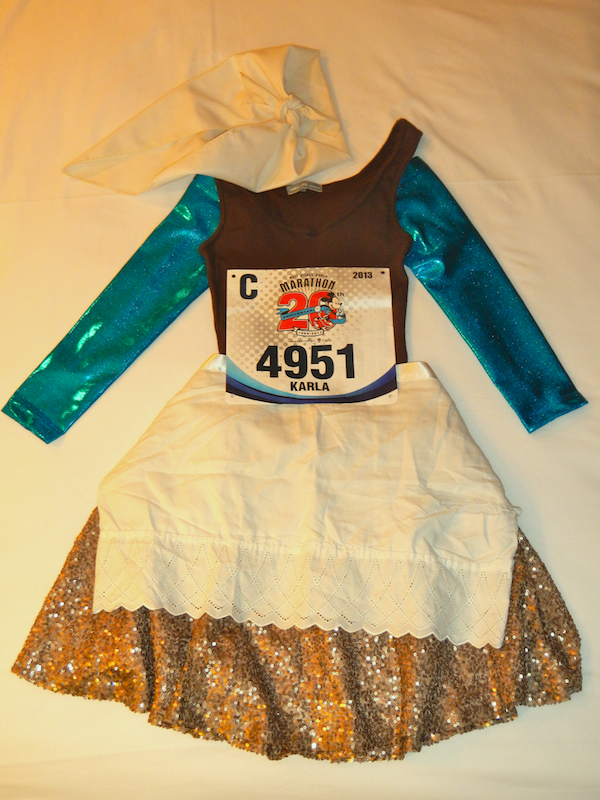 Walt Disney World Marathon, ruDisney, Cinderella, running costume, Cinderella running costume