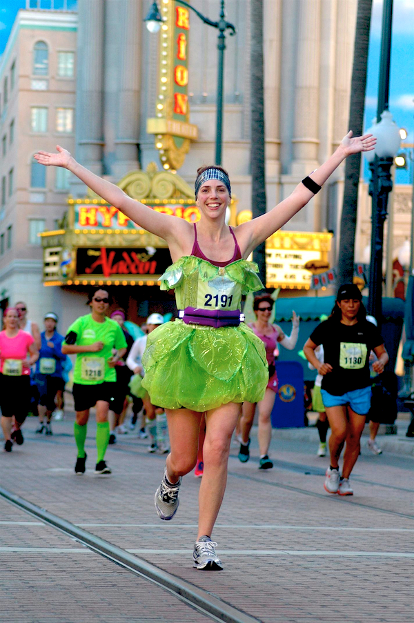 Disney running costumes, Tinker Bell Half Marathon, Tink Half