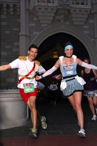 Disney running, run Disney, Disney Half Marathon, Disney's Princess Half Marathon, Cinderella, Prince Charming, Cinderella running costume