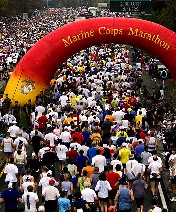 Marine Corps Marathon, DC marathon
