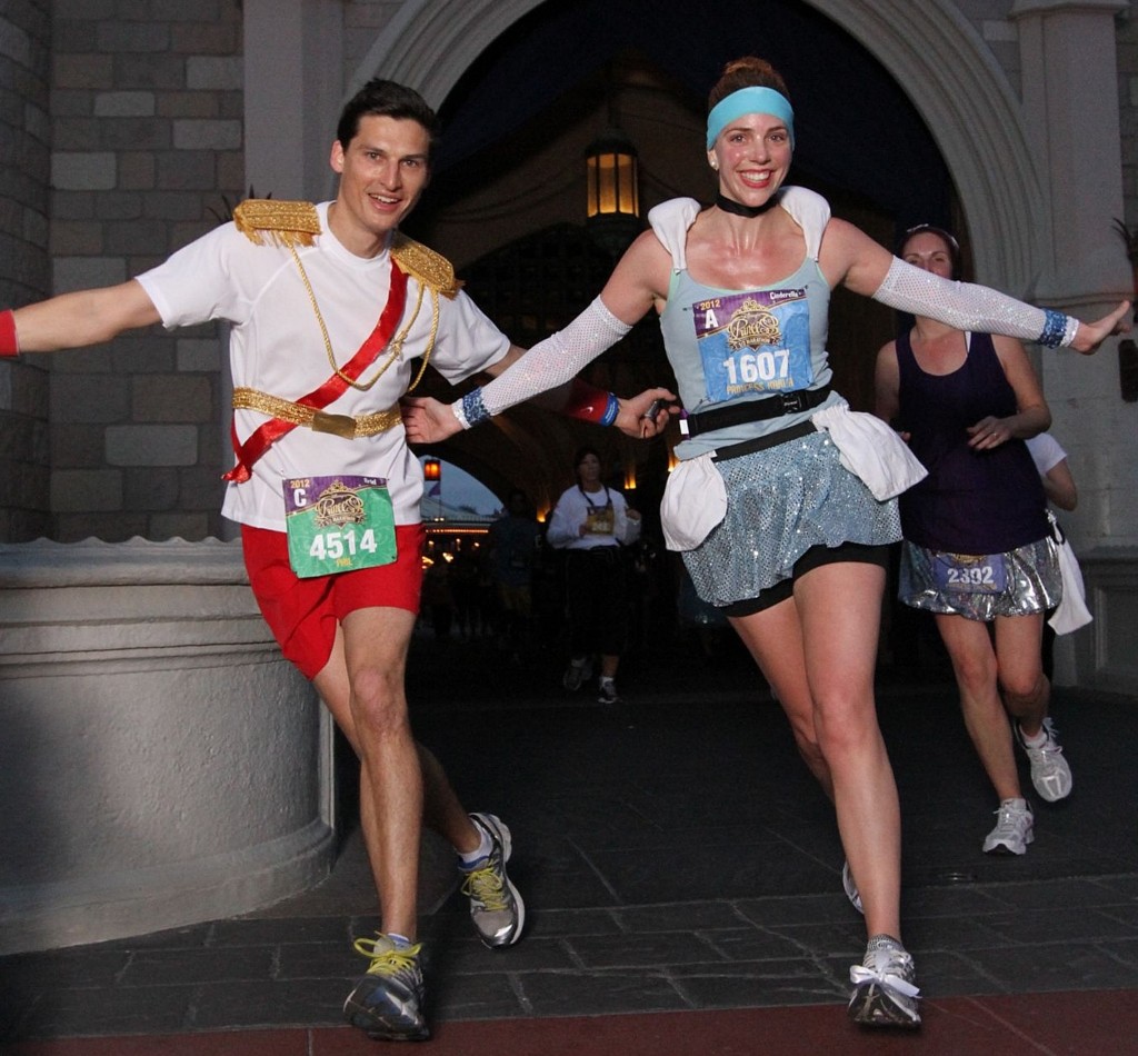 Disney's Princess Half Marathon, most fun race, running races, Cinderella running costume