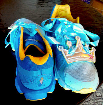 Cinderella shoes, Disney running costume, runDisney New Balance shoes