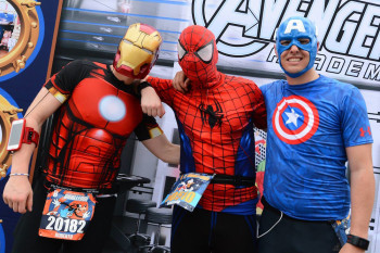 Super heroes at the Walt Disney World Marathon. (Photo: runDisney)