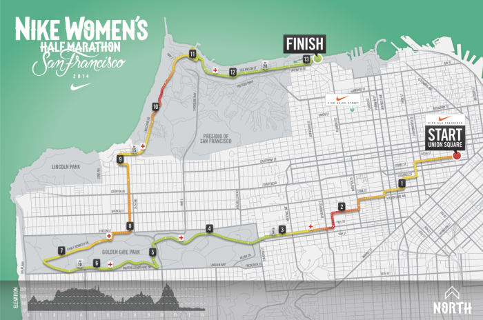 Nike Women's Half SF Course Map is Here!