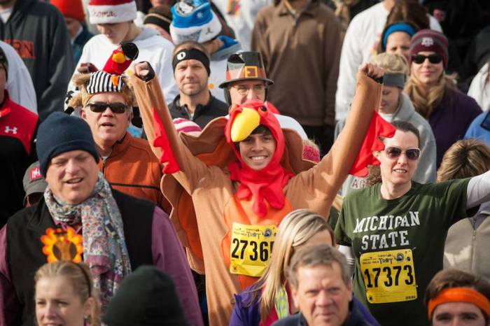 Run A Thanksgiving Day Turkey Trot Or Food-Themed Race