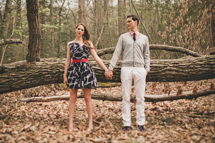 Our engagement photo shoot in Harriman State Park (Photo: Lev Kuperman