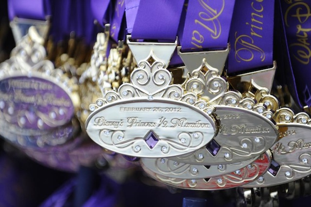 Disney's Princess Half Marathon Medals