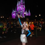Walt Disney World Marathon, Disney running, run Disney, Cinderella Castle, Cinderella running costume